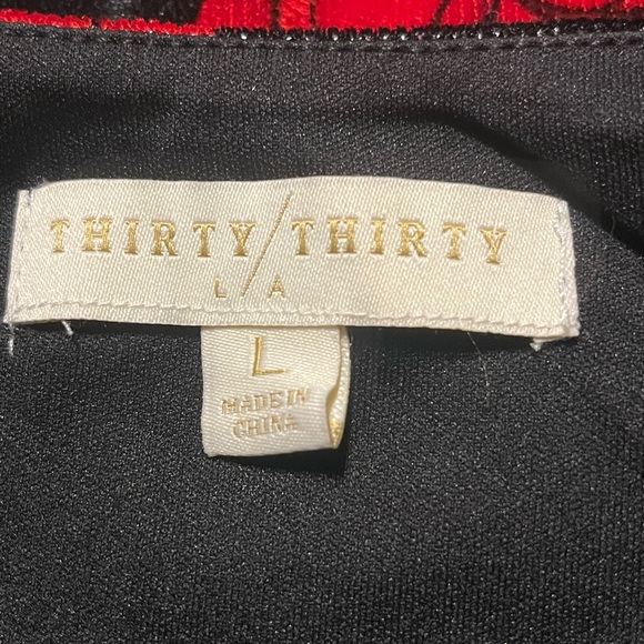 Thirty Thirty L Velvet Rose Open Back Mini Dress - Picture 5 of 7